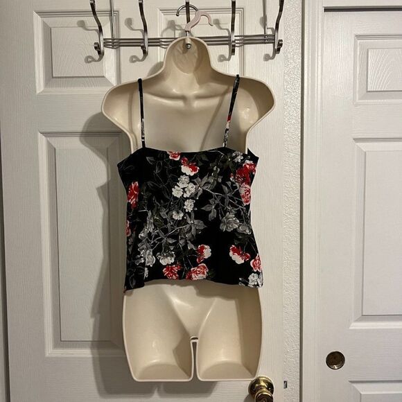 Banana Republic Factory Floral Adjustable Cami Size Small - Picture 4 of 7